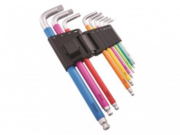 Faithfull 9 Piece Colour Coded Hex Key Set £12.99